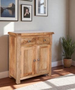 Odisha 100% Solid Mango Slim Hall Cabinet Sideboard