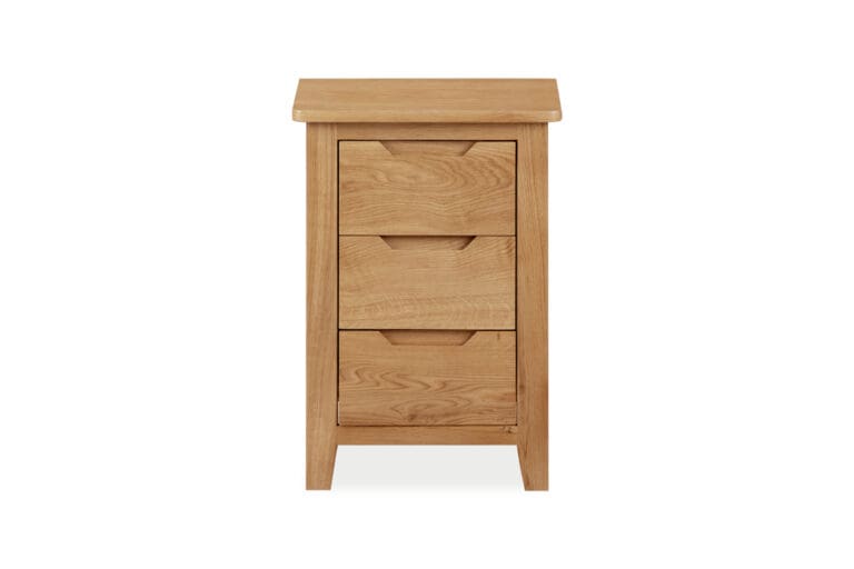 Darwin Natural 3 Drawer Bedside Table Oak and Pine Online