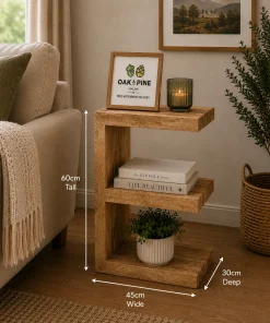 Cube Solid Mango Wood E Unit