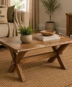 Dorset Mango Wood Trestle Coffee Table