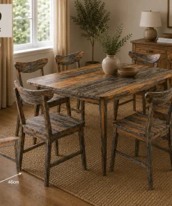 Goa Solid Sheesham Wood Dark Stain Dining Chair