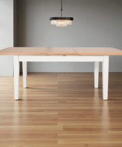 Harrogate White Oak & Pine 1.6M Extending Dining Table