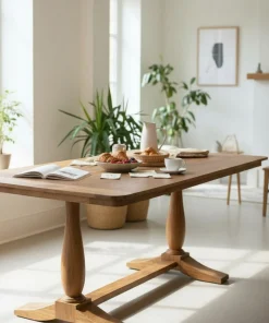 Nalandra Solid Mango Wood 1.75M Dining Table
