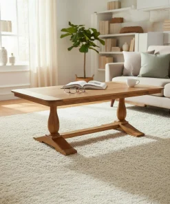 Nalandra Solid Mango Wood Coffee Table