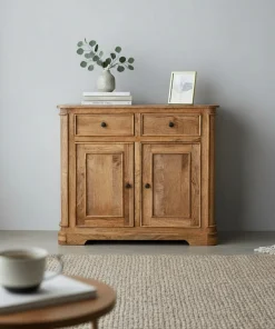 Nalandra Solid Mango Wood 2 Door Sideboard Cupboard