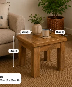 Odisha Solid Mango Wood Lamp Table
