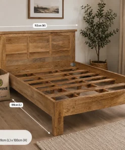 Odisha Solid Mango Wood King size Bed