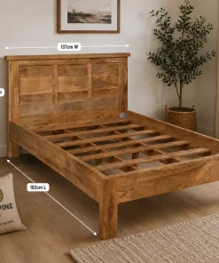 Odisha Solid Mango Wood Double Bed