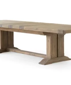 Monastery Oak Dining Table Trestle Windermere Carlton Extending 2.5M - 3.3M Slight Second