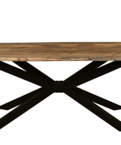 Cube Mango Wood Live Edge Dining Table 1.35 Metre