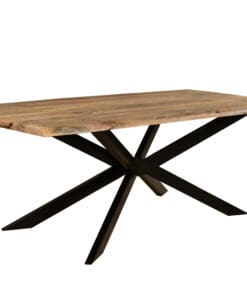 Cube Mango Wood Live Edge Dining Table 2.2 Metre