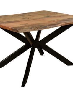 Raipur Mango Wood Live Edge Dining Table 1.35 Meter