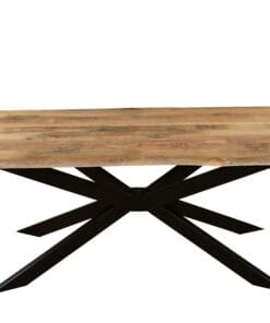 Raipur Solid Mango Wood Live Edge Dining Table 1.75 Meter